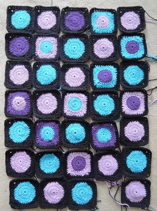 Sunburnt Quilts - Crochet circles