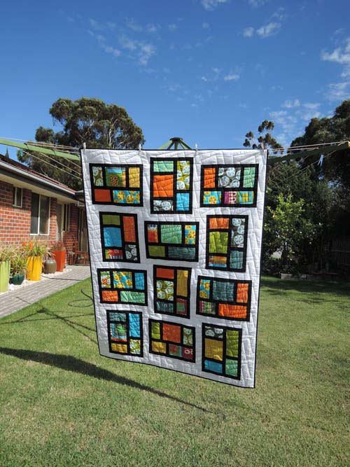 March 2014 Sunburnt Quilts - Kitchen Window 006