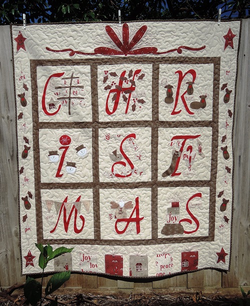 Sunburnt Quilts 2015 - Christmas Quilt (3)