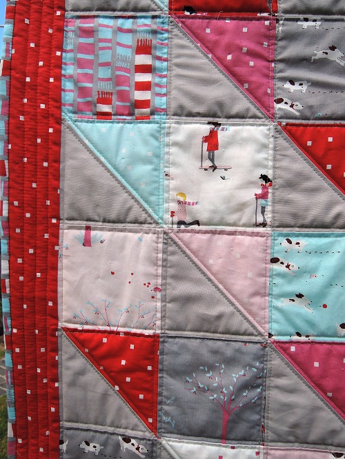 Sunburnt Quilts May 2015 - Sherbert Pips Baby Quilt (3)