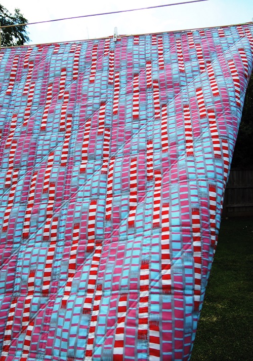 Sunburnt Quilts May 2015 - Sherbert Pips Baby Quilt (4)